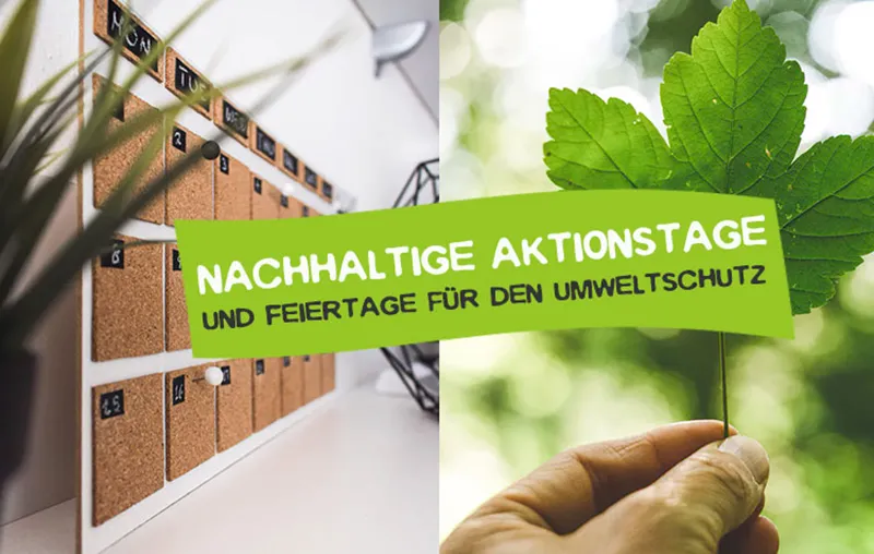 Nachhaltige Aktionstage – Alle Feiertage für Umweltschutz und Nachhaltigkeit von Januar bis Dezember