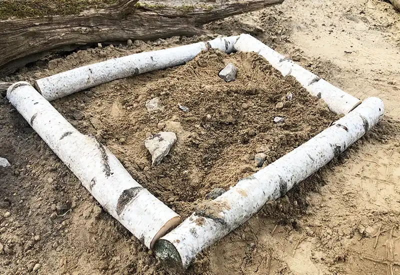 How easy it is to create a sandarium for wild bees