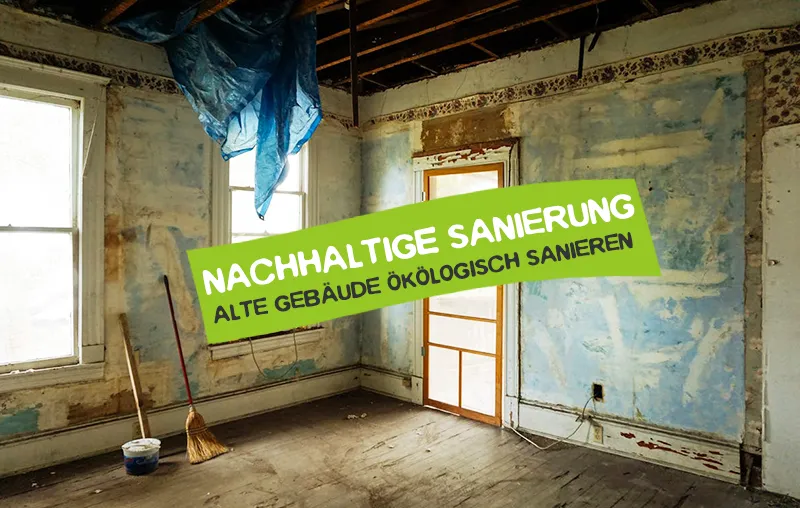 Nachhaltig sanieren – Die besten Tipps für eine umweltfreundliche Sanierung alter Gebäude