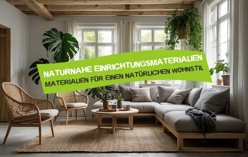 Naturnahe Einrichtungsmaterialien – Beliebte Materialien für einen natürlichen Einrichtungsstil