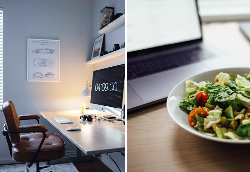 Gesund bleiben bei der Arbeit von zu Hause